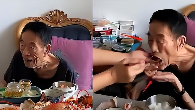 华子93岁的杨少华终于开始“享福”了OG真人平台大口吃肉大碗喝酒、爱抽(图6)